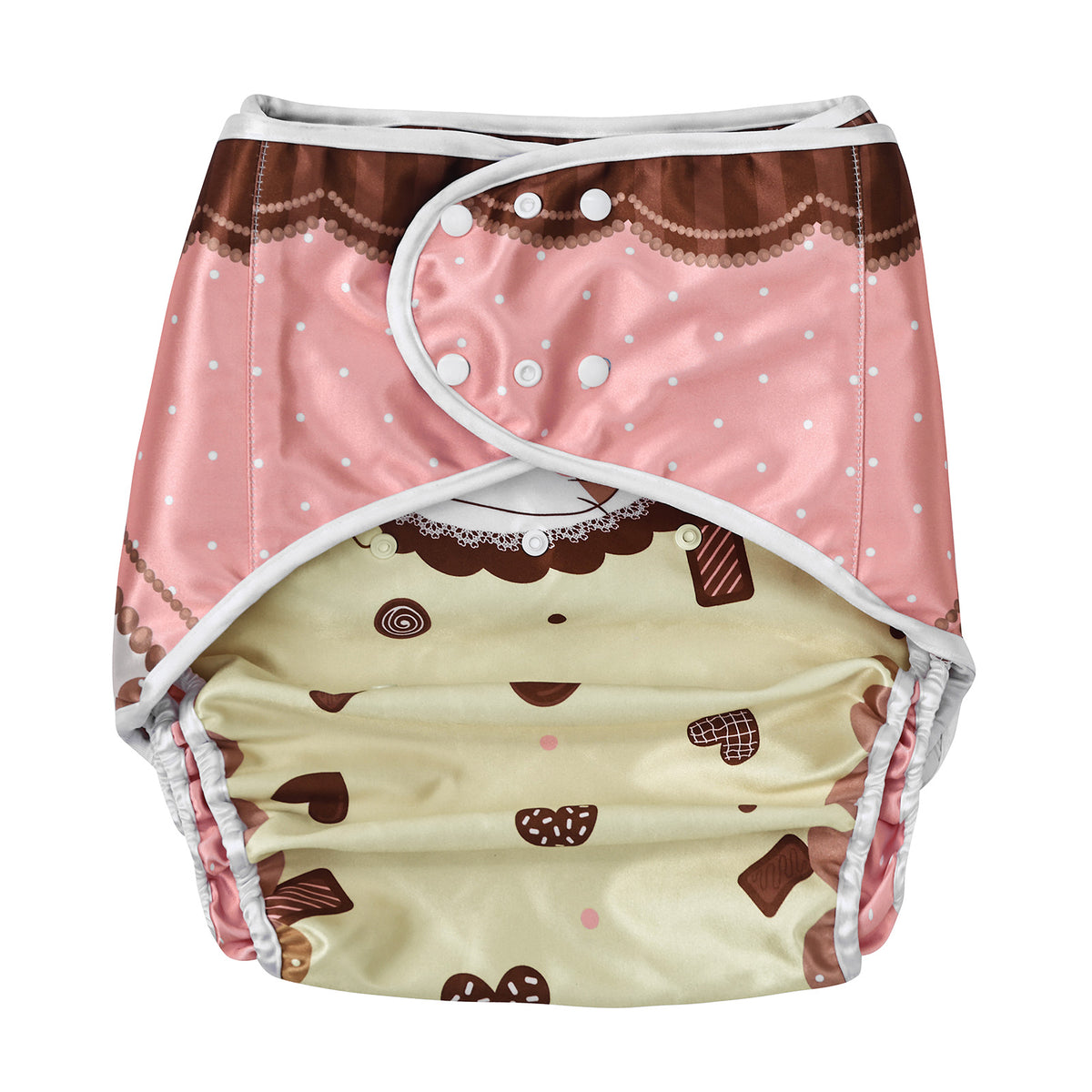 Landofgenie Cute ABDL Diaper Cover - Coffee Cat