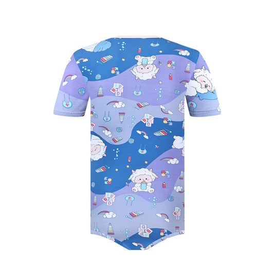 Landofgenie Men Print Onesie - Lamb