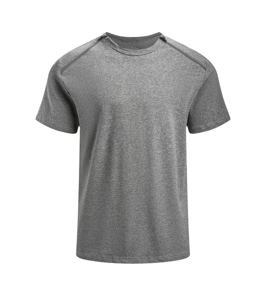 Landofgeni Unisex Port Shirts Post Shoulder Surgery Recovery Shirts - Gray - landofgenie