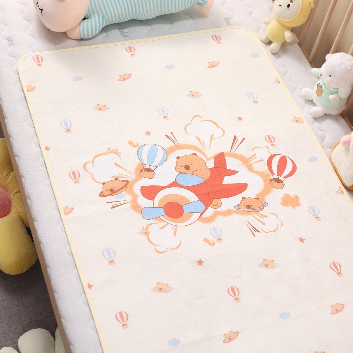 Landofgenie Adult Diaper Changing Pad 30 x 45.5 inches- Aircraft - landofgenie