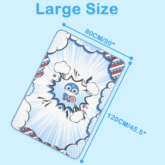 Landofgenie Adult Diaper Changing Pad 30 x 45.5 inches - Captain America - landofgenie
