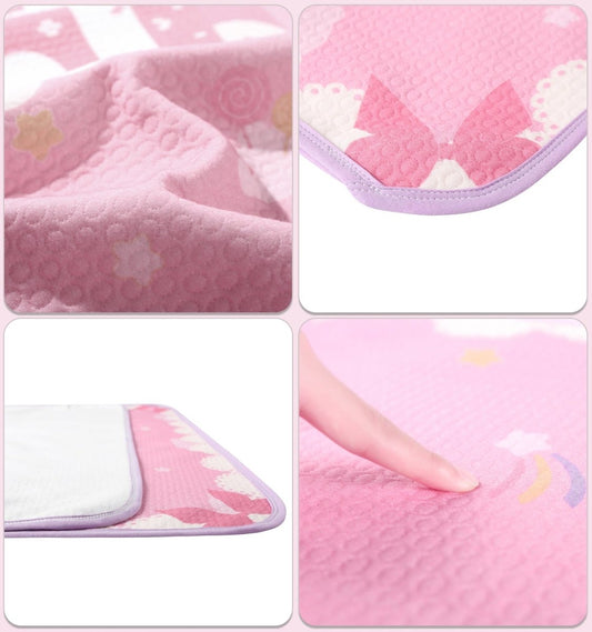 Landofgenie Adult Diaper Changing Pad 30 x 45.5inches- Candy Castle - landofgenie