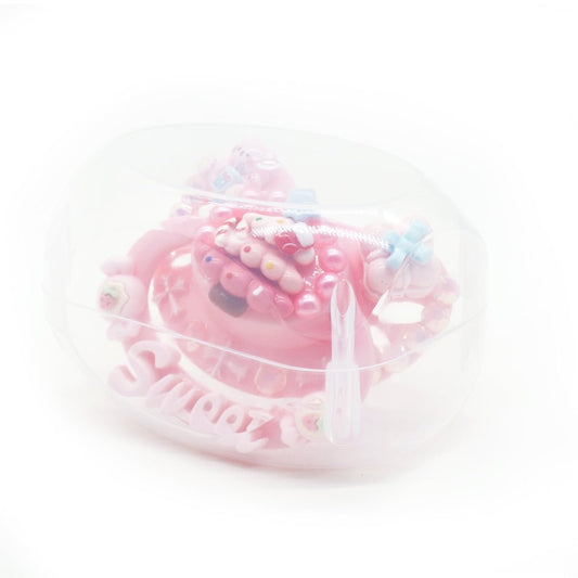 Landofgenie Adult Fashion Christmas Pacifier - Pink - landofgenie