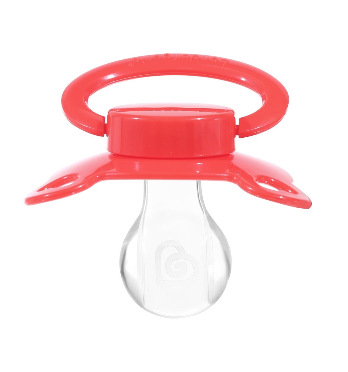Landofgenie Adult Sized Pacifier - Bone Paci - Bear Red - landofgenie