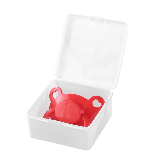 Landofgenie Adult Sized Pacifier - Bone Paci-Bear Red - landofgenie