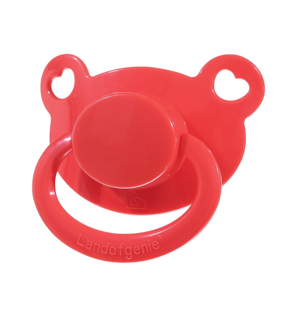 Landofgenie Adult Sized Pacifier - Bone Paci-Bear Red - landofgenie