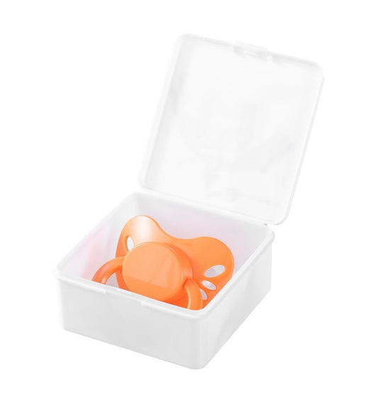 Landofgenie Adult Sized Pacifier - Bone Paci-Butterfly Orange - landofgenie