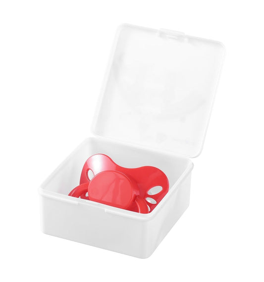 Landofgenie Adult Sized Pacifier - Bone Paci-Butterfly Red - landofgenie