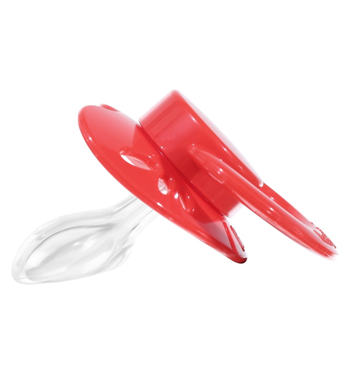 Landofgenie Adult Sized Pacifier - Bone Paci-Butterfly Red - landofgenie