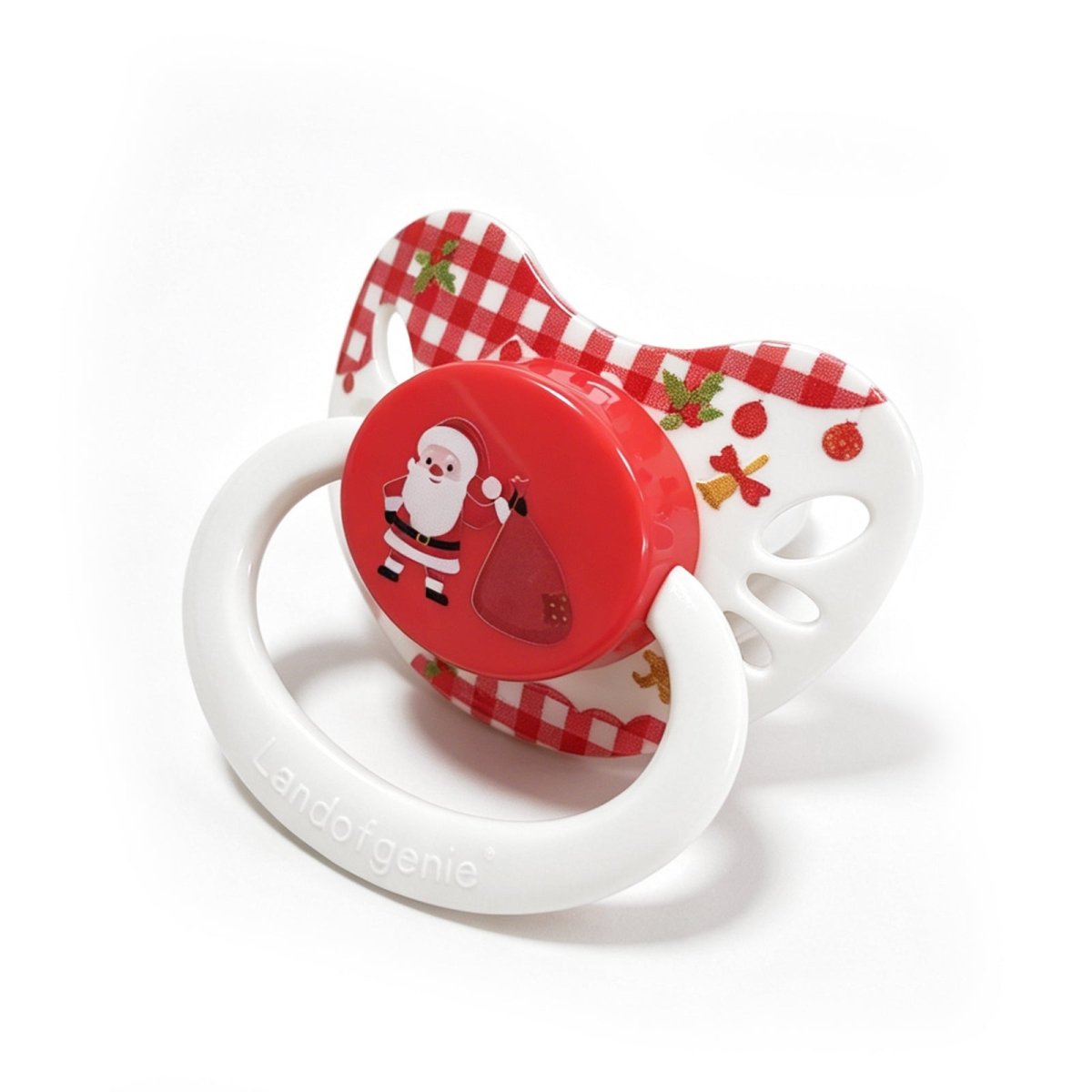 Landofgenie Adult Sized Pacifier - Christmas Red - landofgenie