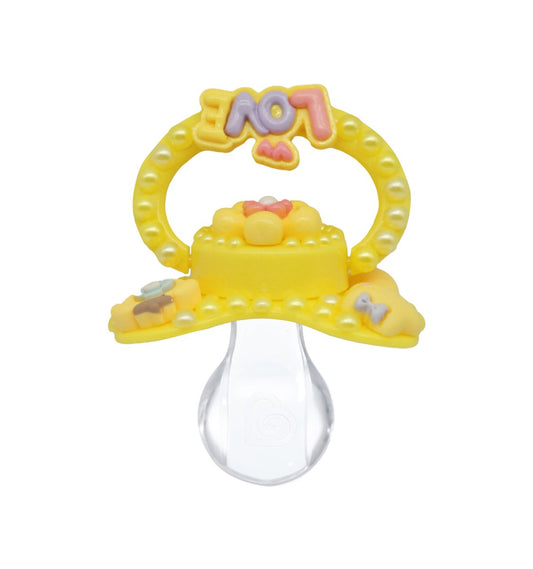 Landofgenie Adult Sized Pacifier -Love Yellow DIY Paci - landofgenie