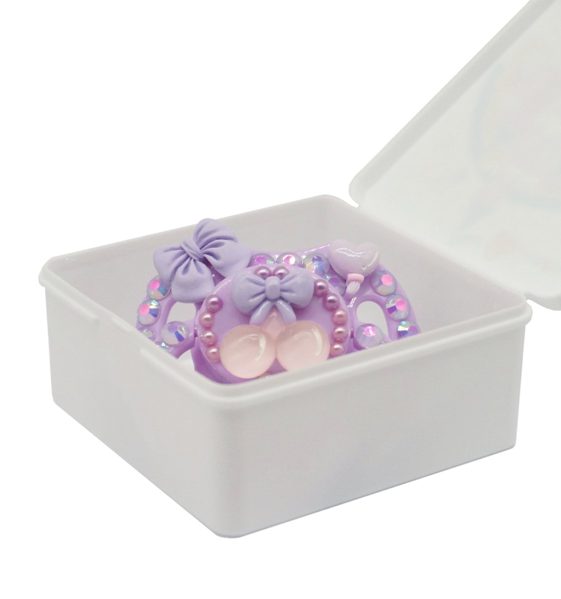 Landofgenie Adult Sized Pacifier -Lucky Purple DIY Paci - landofgenie