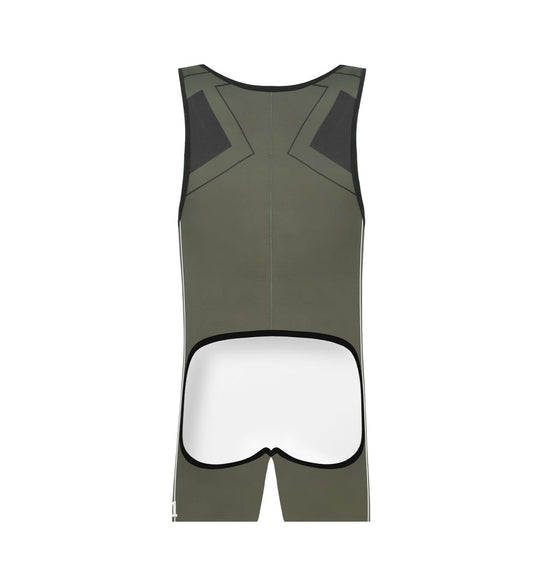 Landofgenie Landofgenie Take Down Singlet Jock -Green - landofgenie