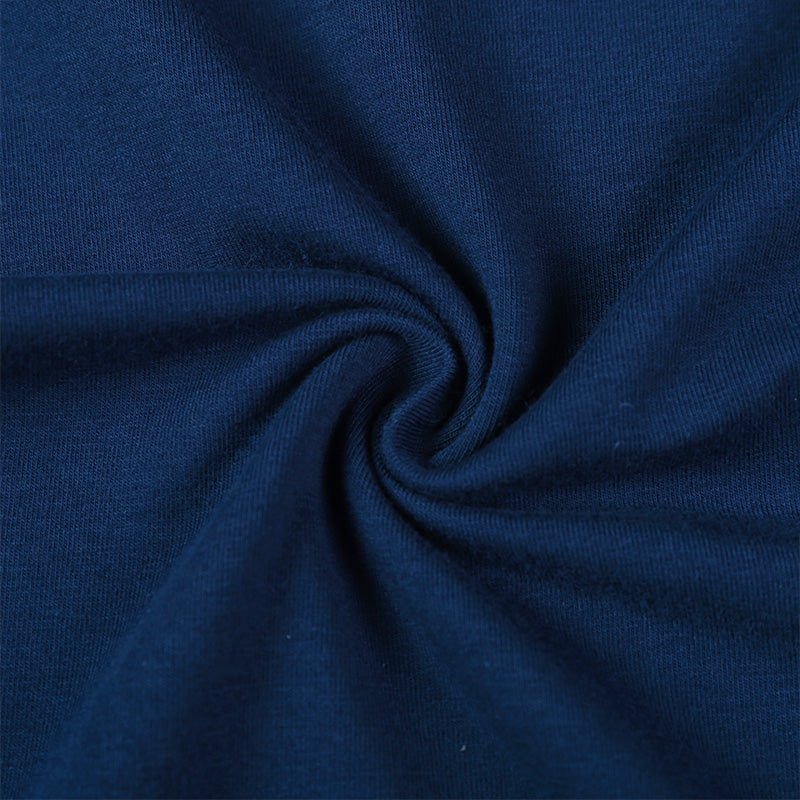 Landofgenie Long Sleeve Men Cotton Navy Bodysuit - landofgenie