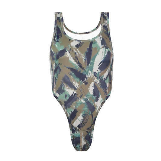 Landofgenie Men Camo Sleeveless Jumsuit - Camo Green - landofgenie