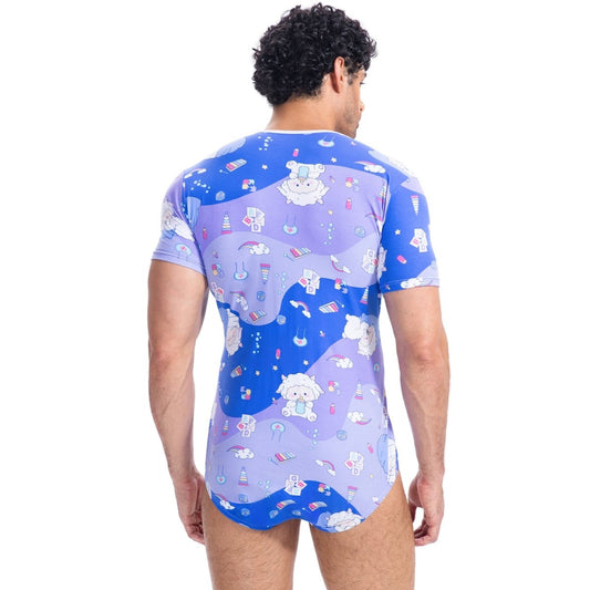 Landofgenie Men Print Onesie - Lamb - landofgenie