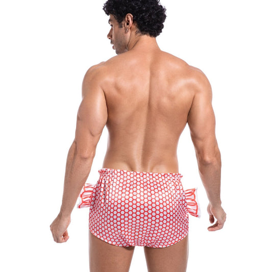 Landofgenie Men's Cartoon Shorts - Candy Red - landofgenie