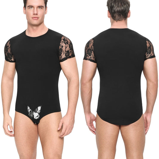 Landofgenie Men's Jumpsuit - Butterfly Lace - landofgenie