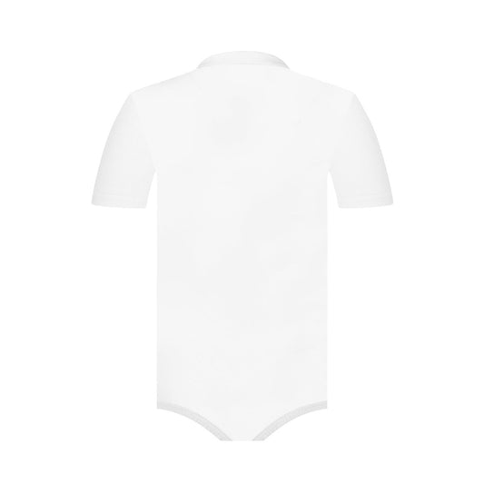 Landofgenie Mens Jumpsuit Polo Shirt Casual Style - White - landofgenie