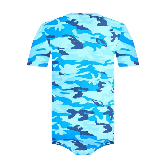Landofgenie Mens Print Onesie - Camo Blue - landofgenie