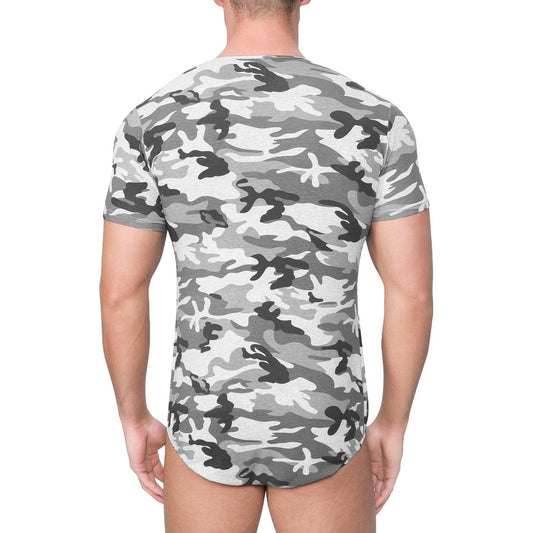 Landofgenie Mens Print Onesie - Camo Lt Grey - landofgenie