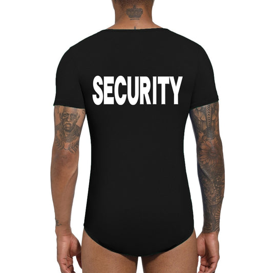 Landofgenie Mens Print Stripe Onesie -Security - landofgenie