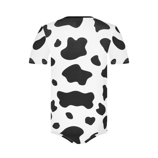 Landofgenie Mens Romper Cow Print Jumpsuit - landofgenie