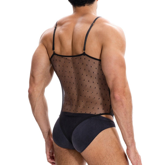 Landofgenie Mens Sexy One Piece Lingerie - tulle lace - landofgenie