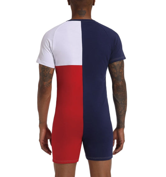 Landofgenie Mens Short Sleeve Onesie Piece Pajama - Texas - landofgenie