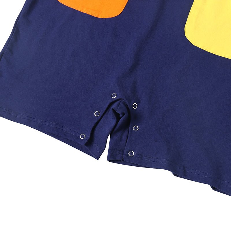 Landofgenie Mens Sleeveless Bodysuit One Piece Pajamas - Crab - landofgenie