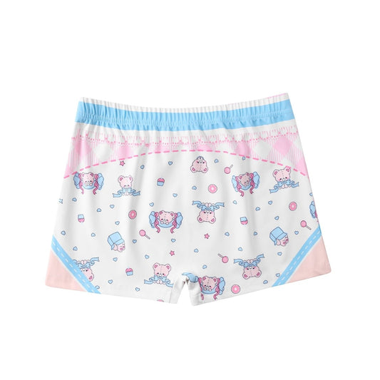 Landofgenie Unisex Cartoon Shorts - Bear - landofgenie