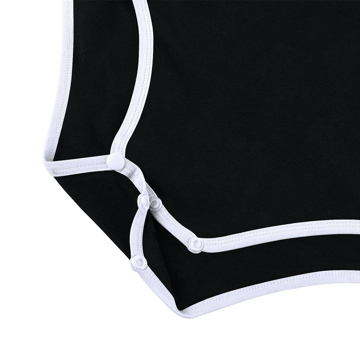 Landofgenie Basic ABDL Cotton Black Onesie - Adult Baby Onesie - landofgenie