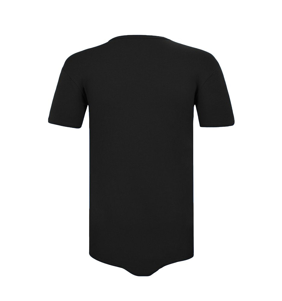 Landofgenie Basic Men Cotton Black Bodysuit - landofgenie