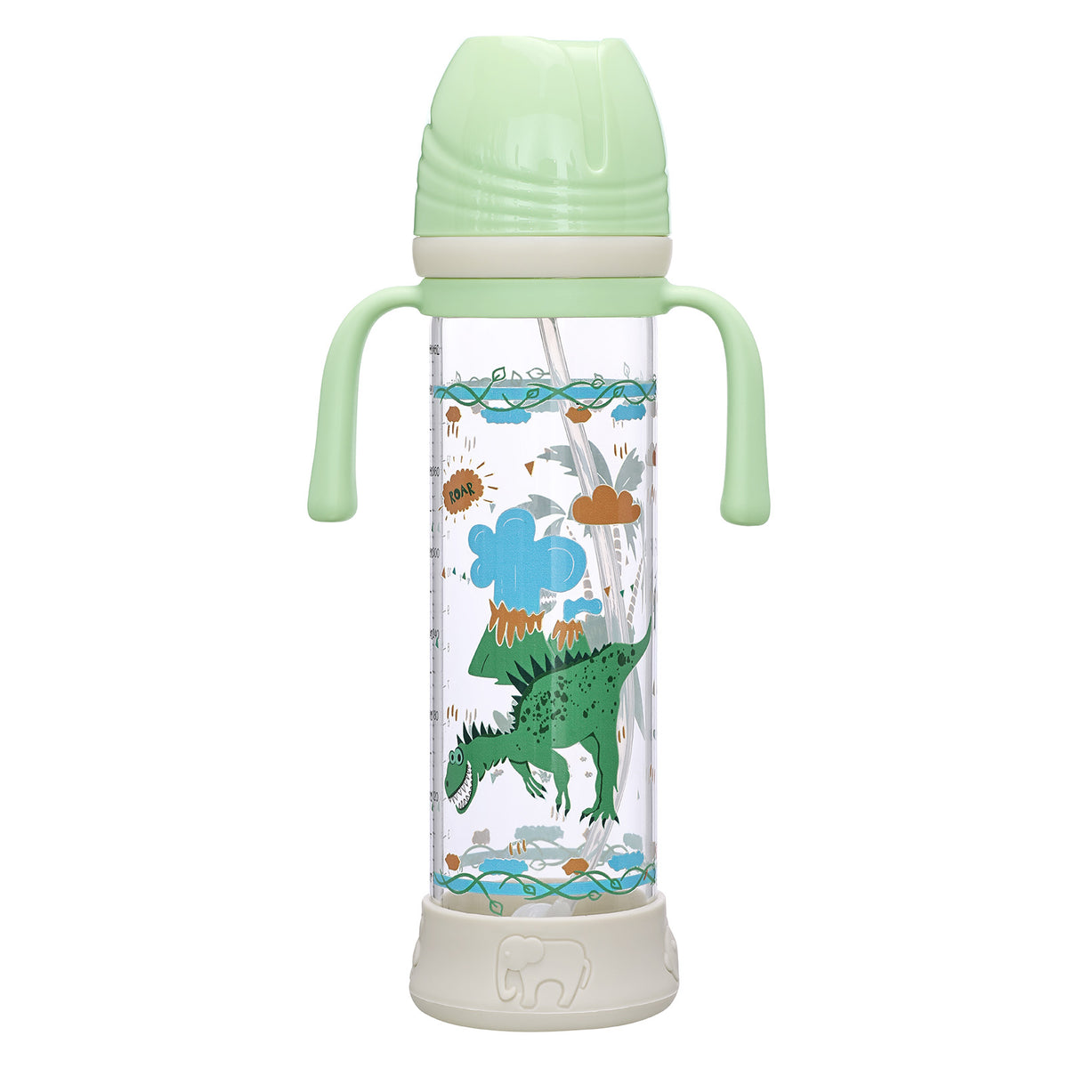 Landofgenie Cute Adult Glass Bottle - Ancient Dinosaurs
