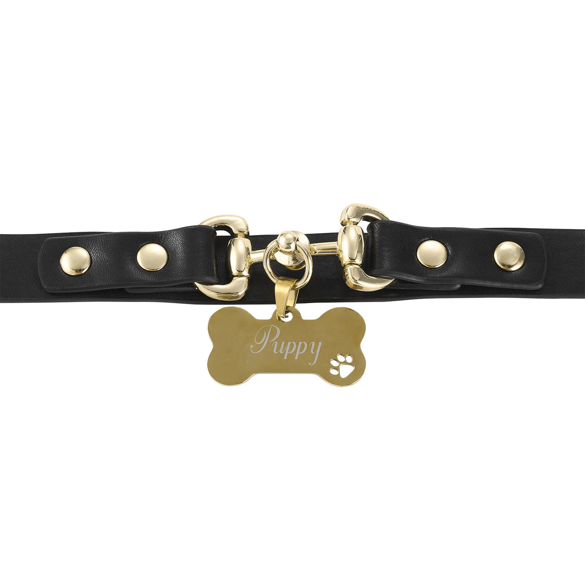 Landofgenie Adjustable PU Leather Decorative Collar