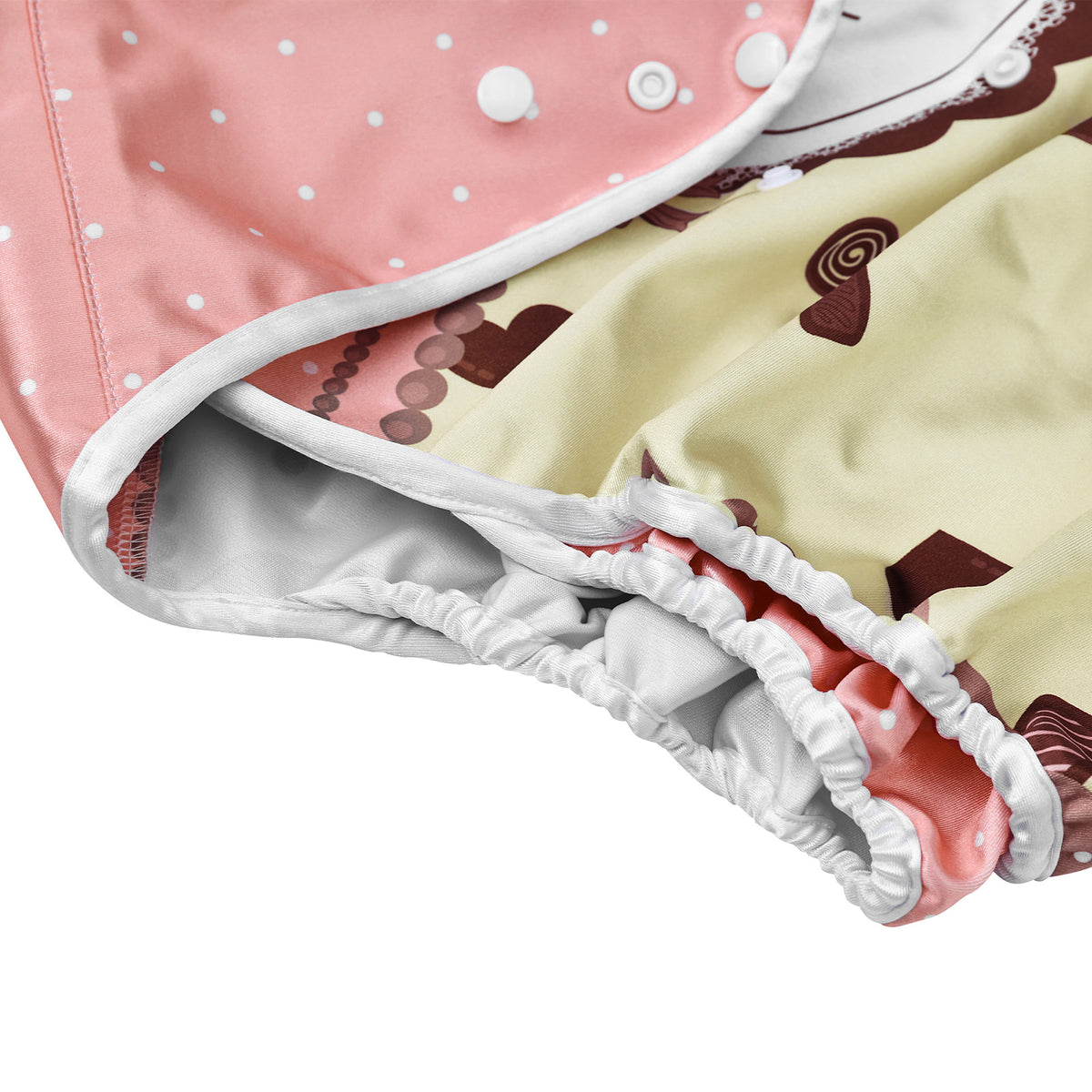 Landofgenie Cute ABDL Diaper Cover - Coffee Cat