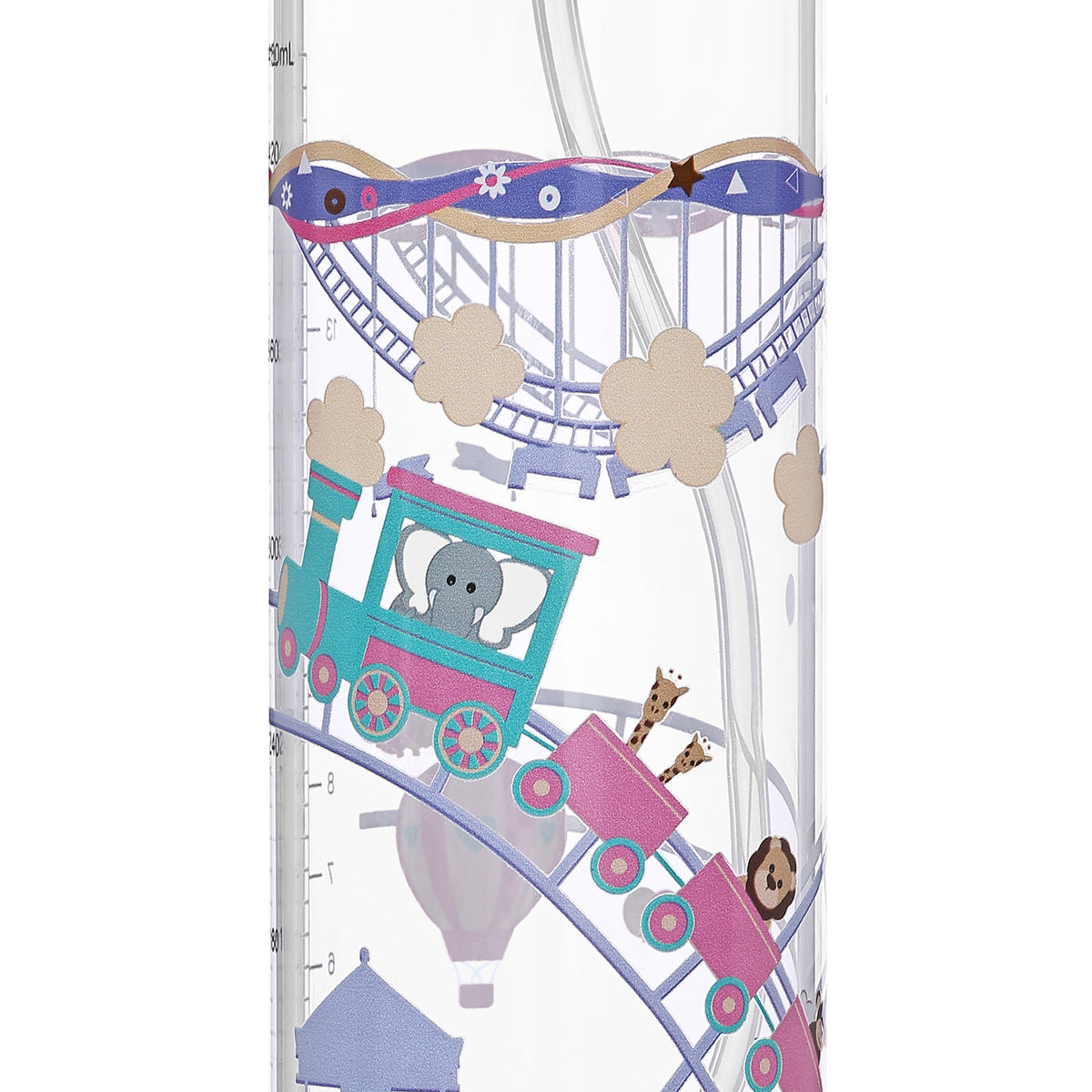 Landofgenie Cute Adult Glass Bottle - Amusement Park