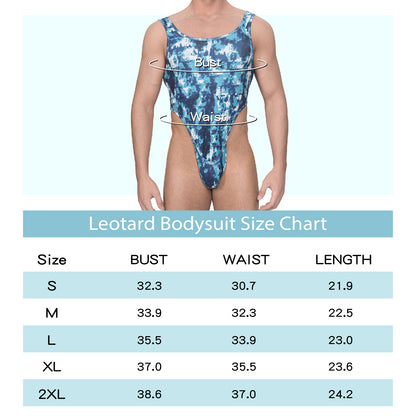 Landofgenie Men Camo Sleeveless Jumsuit - Camo Blue