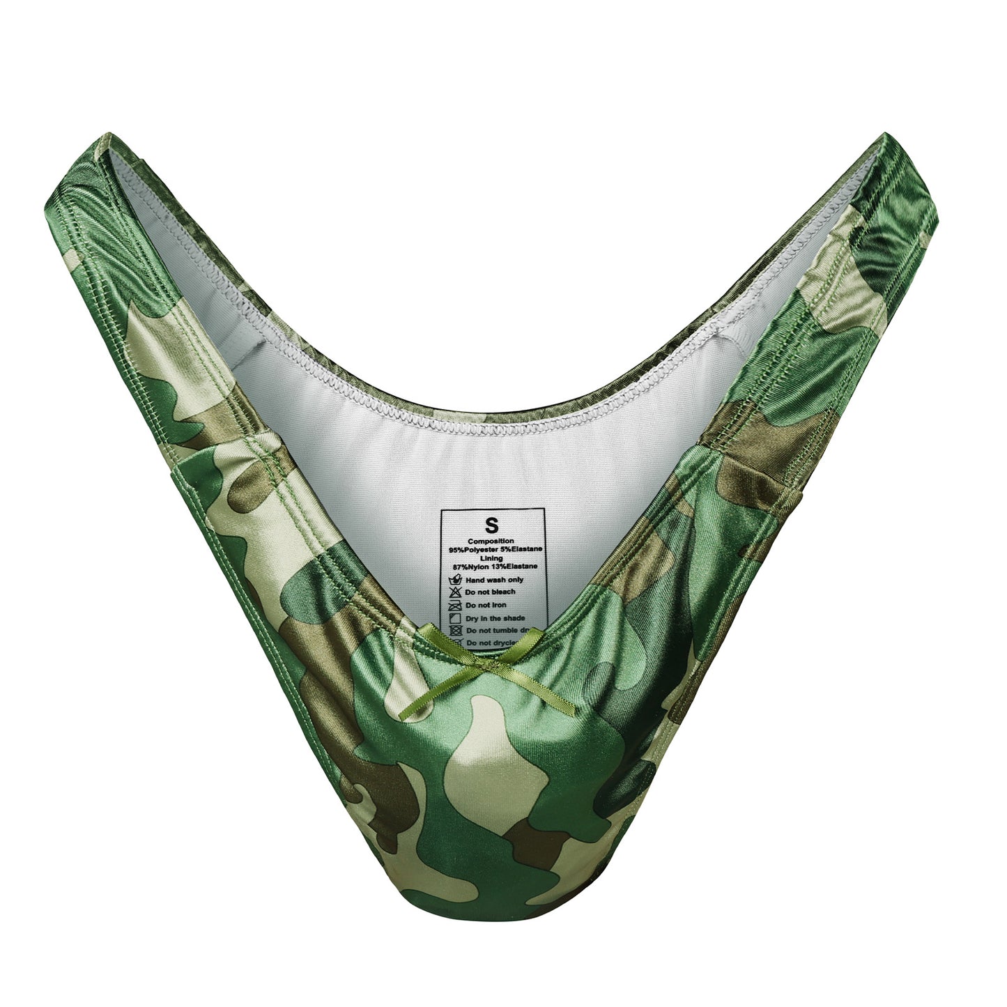 Landofgenie No gender hiding Thong Tucking Gaff Panties - Camouflage Green