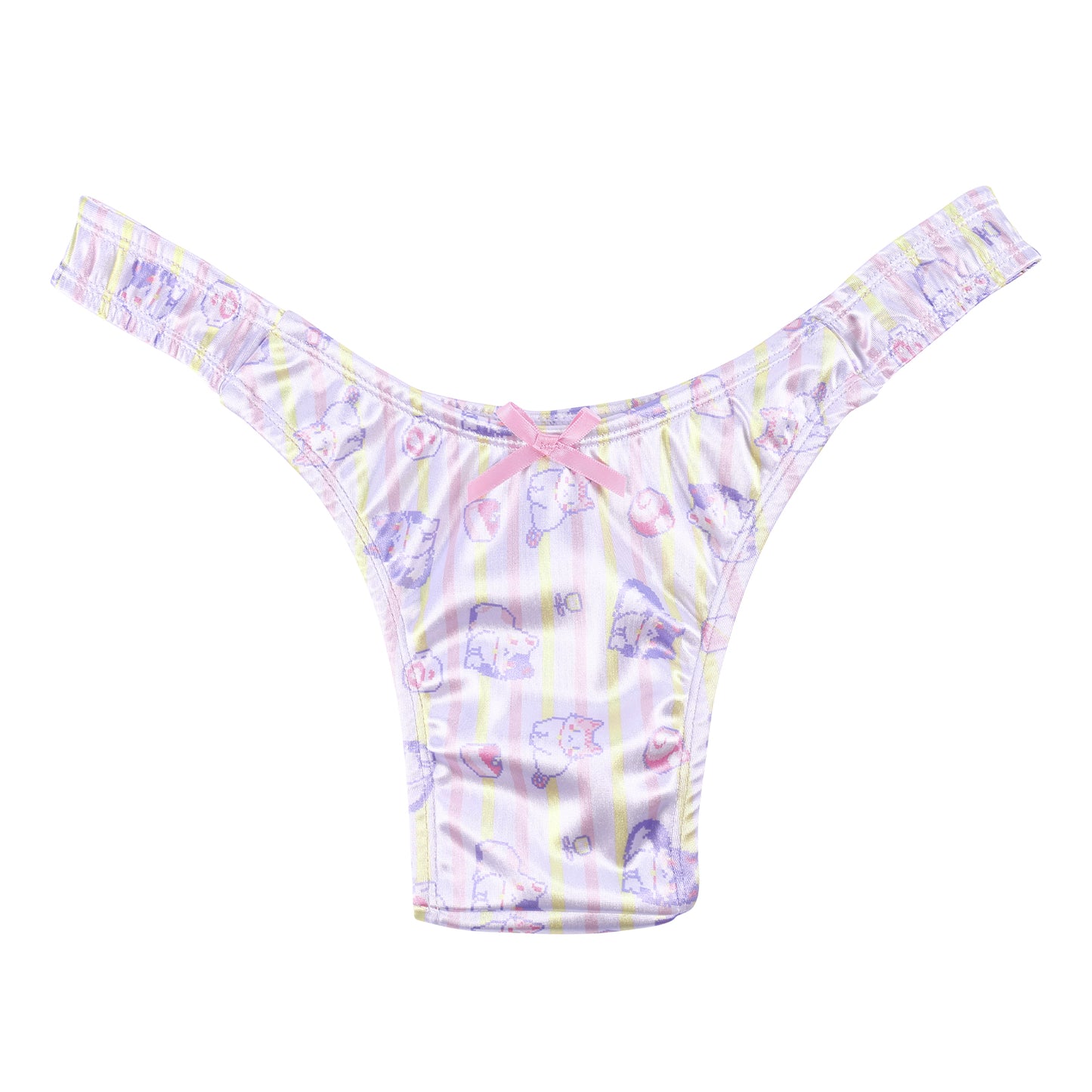 Landofgenie No gender hiding Thong Tucking Gaff Panties - Pixel Cat