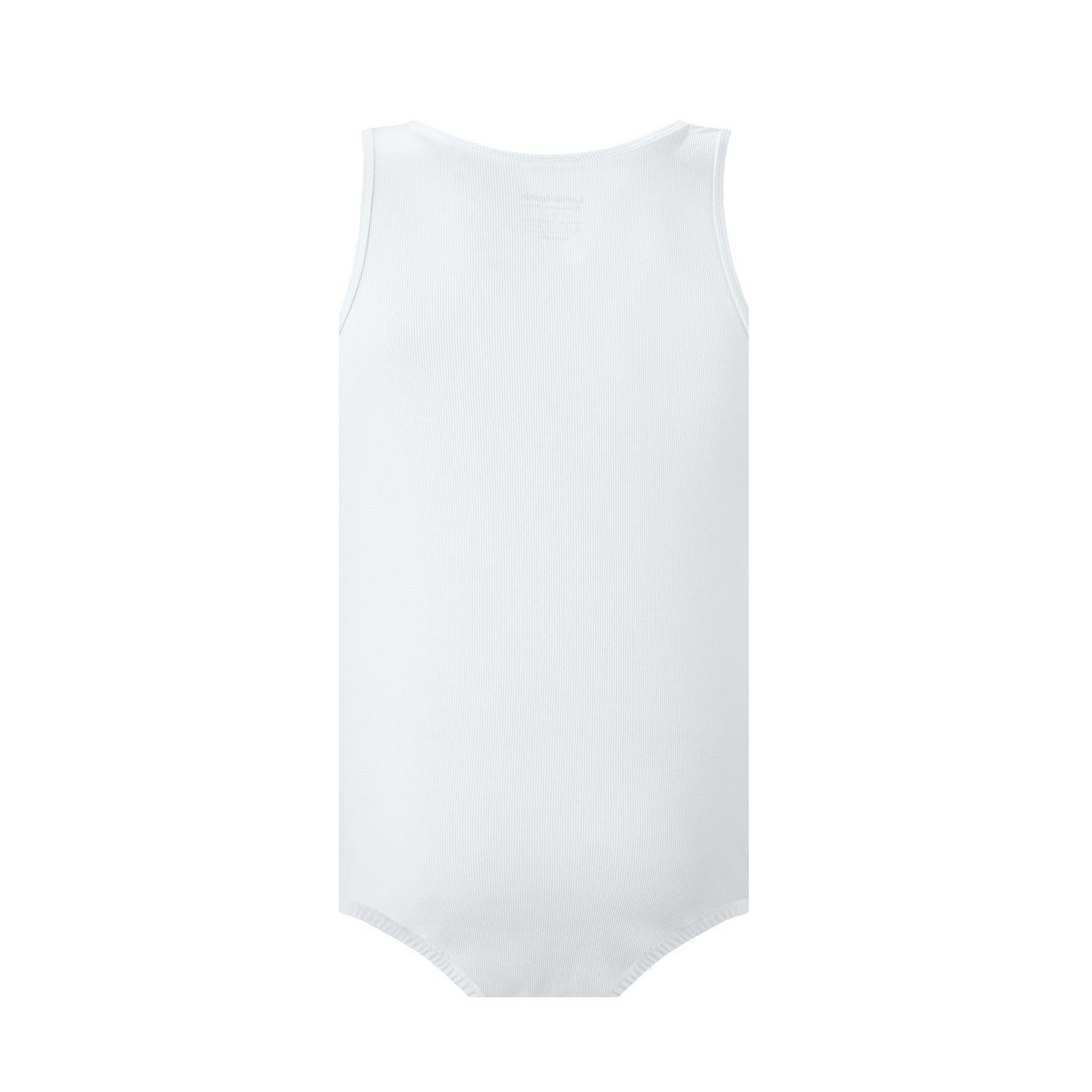 Landofgenie Mens Cotton Soft Ribbed Onesie - White
