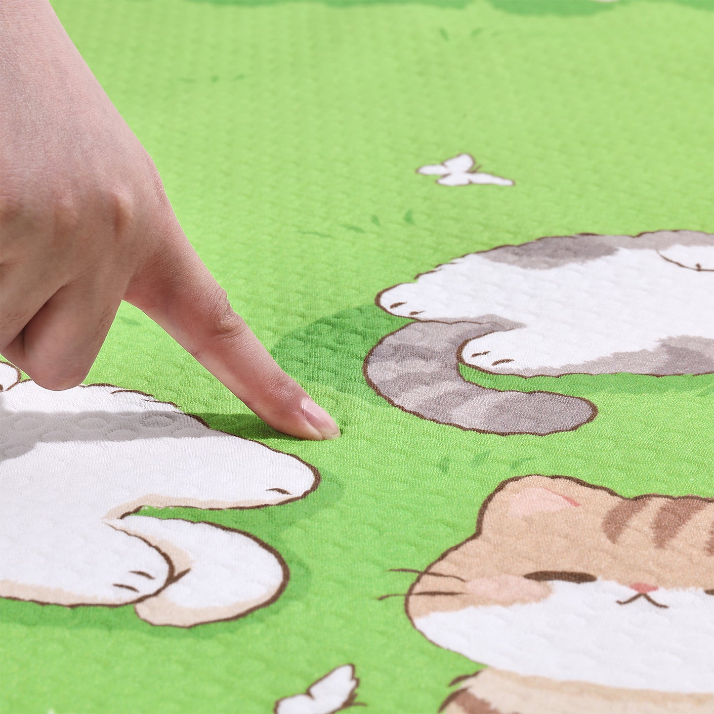 Landofgenie Adult Diaper Changing Pad 30 x 45.5 inches - A leisurely cat
