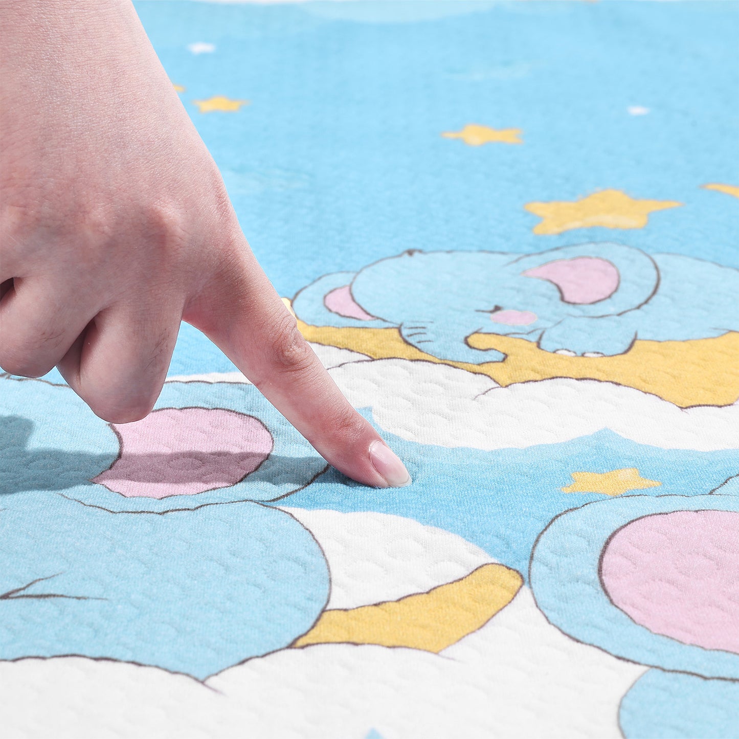Landofgenie Adult Diaper Changing Pad 30 x 45.5 inches - Starry Sky Elephant