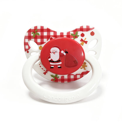 Landofgenie Adult Sized Pacifier - Christmas Red