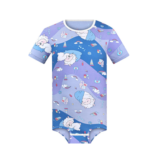 Landofgenie Men Print Onesie - Lamb