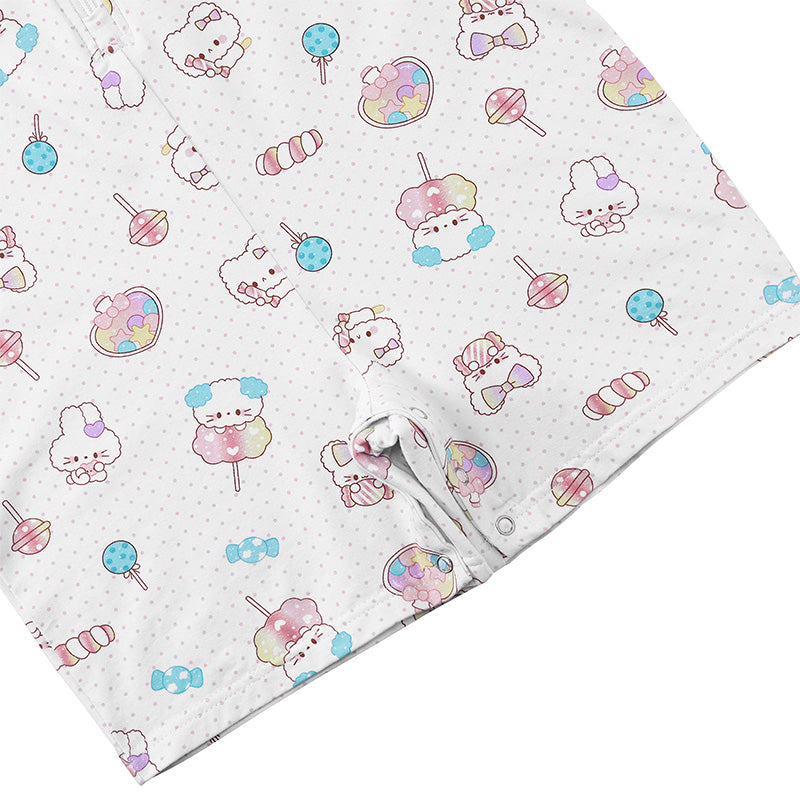 Landofgenie Women ABDL Print Onesie - Soft & Cute Animals