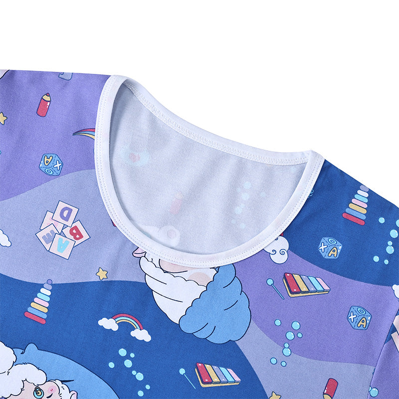 Landofgenie Men Print Onesie - Lamb