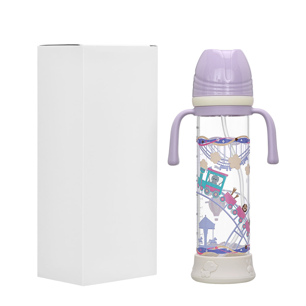 Landofgenie Cute Adult Glass Bottle - Amusement Park