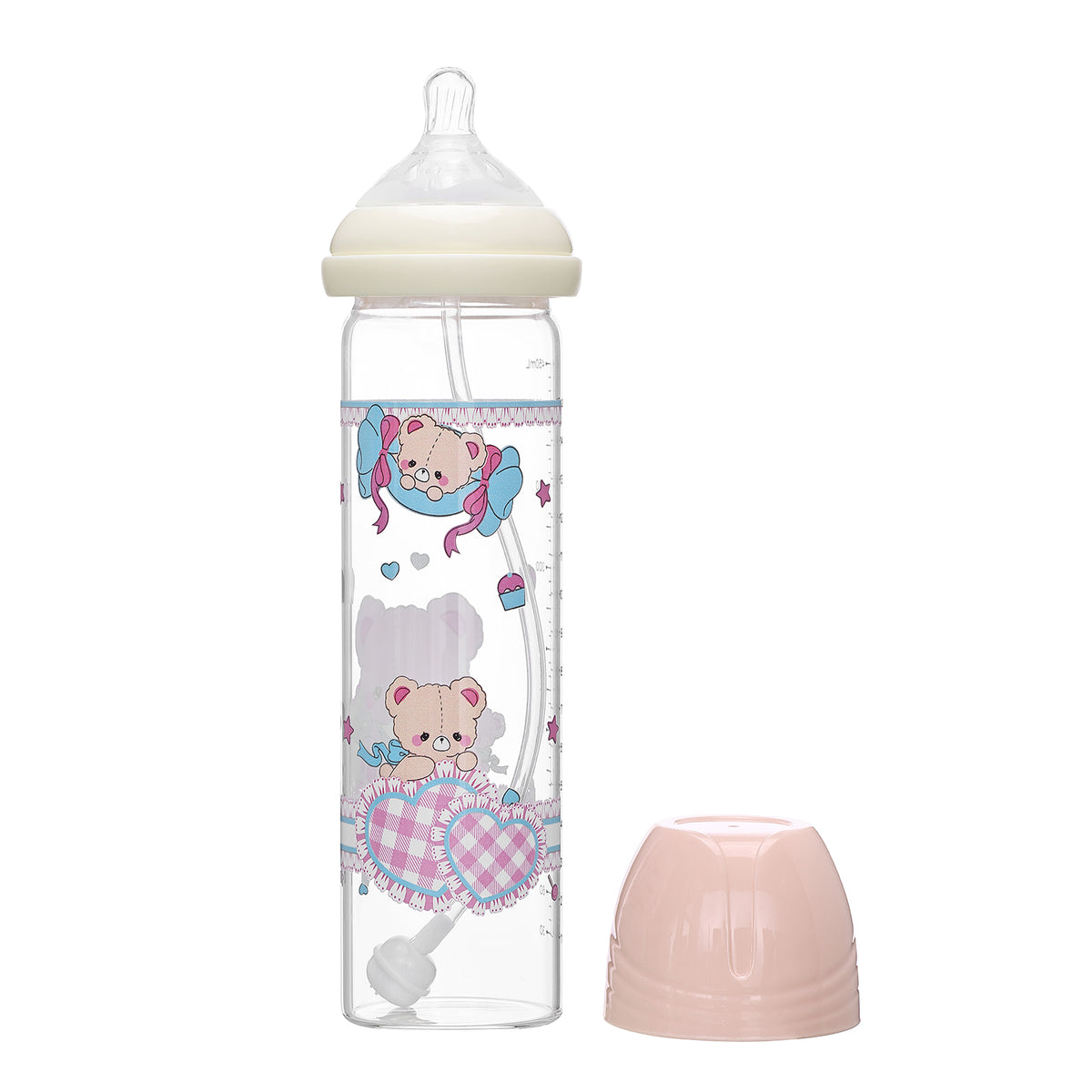 Landofgenie Cute Adult Glass Bottle - Bear