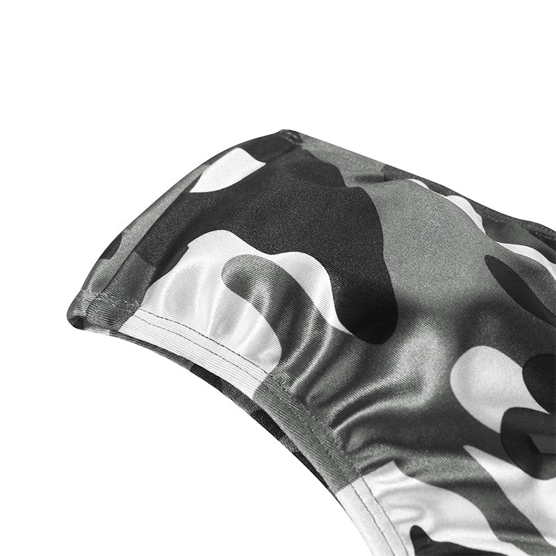 Landofgenie No gender hiding Thong Tucking Gaff Panties - Camouflage Black